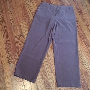 Vintage Talbots Brown Straight Leg Stretch Women’s Polyester Pants 12